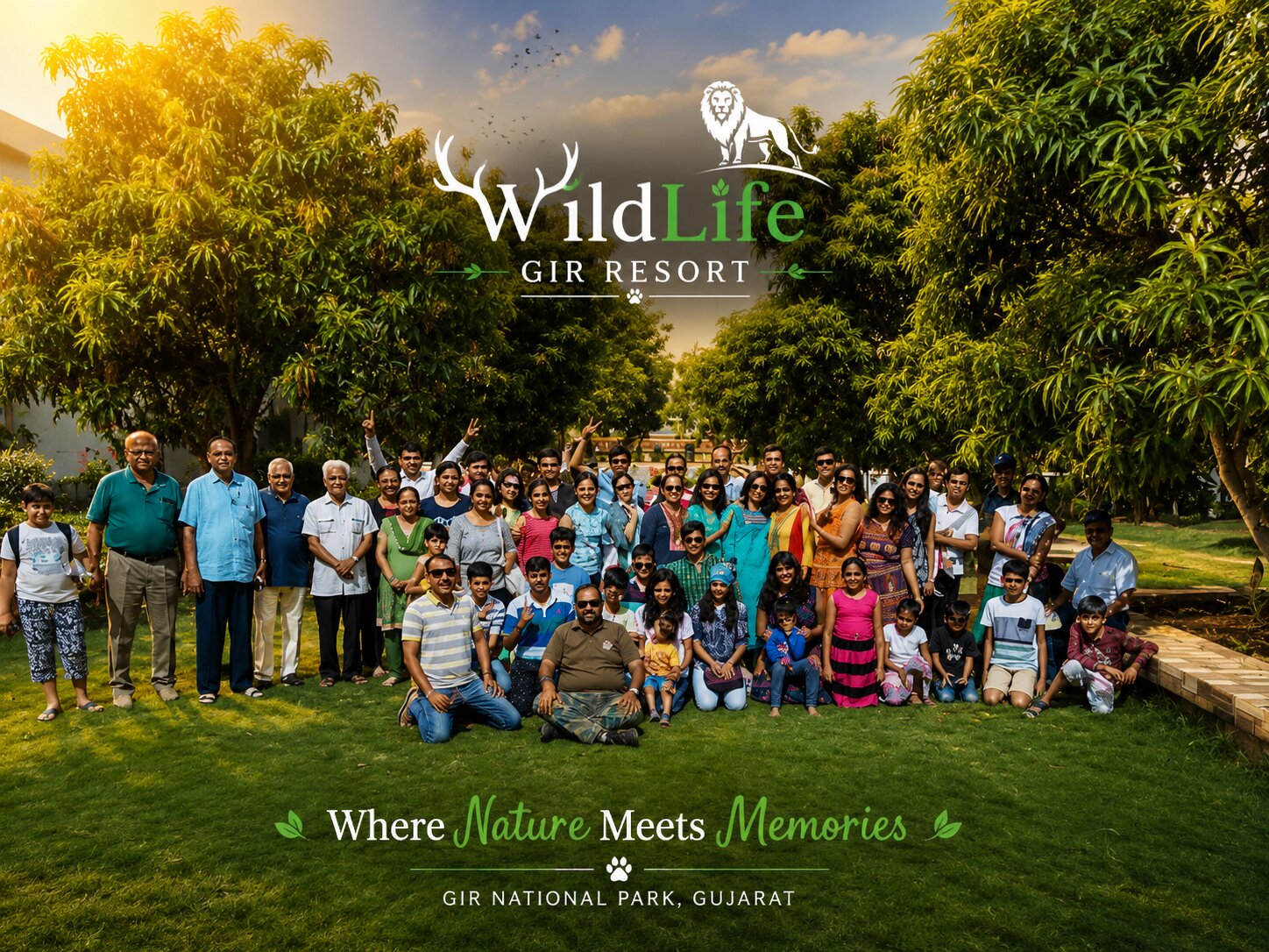 Family moments at Wildlife Gir Resort
